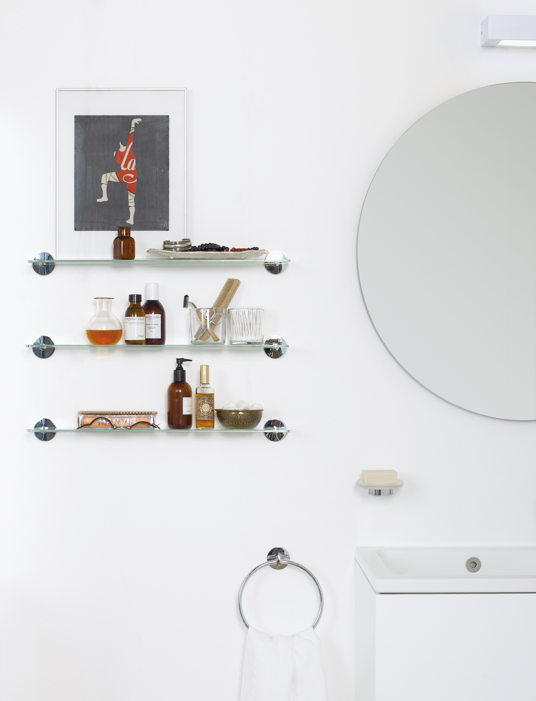 Accesorios funcionales para el baño