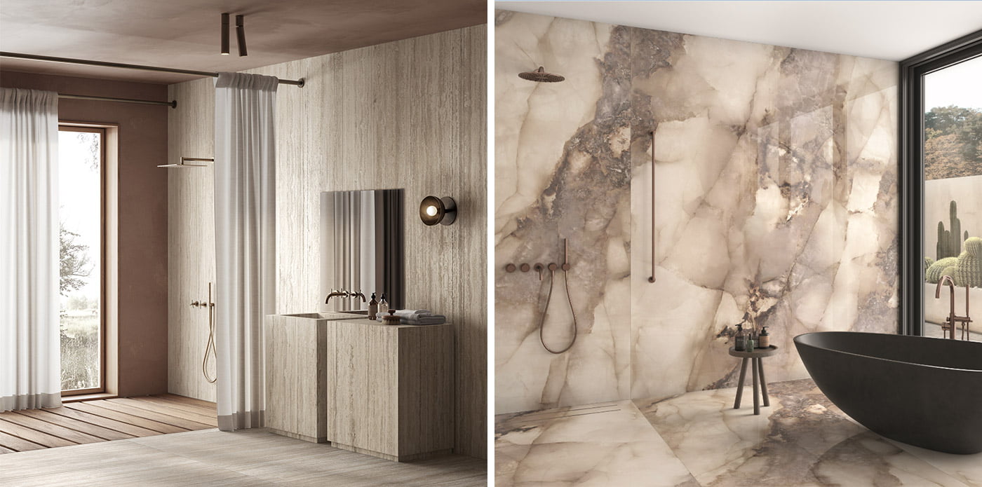 Duchas Italianas, armonía y elegancia