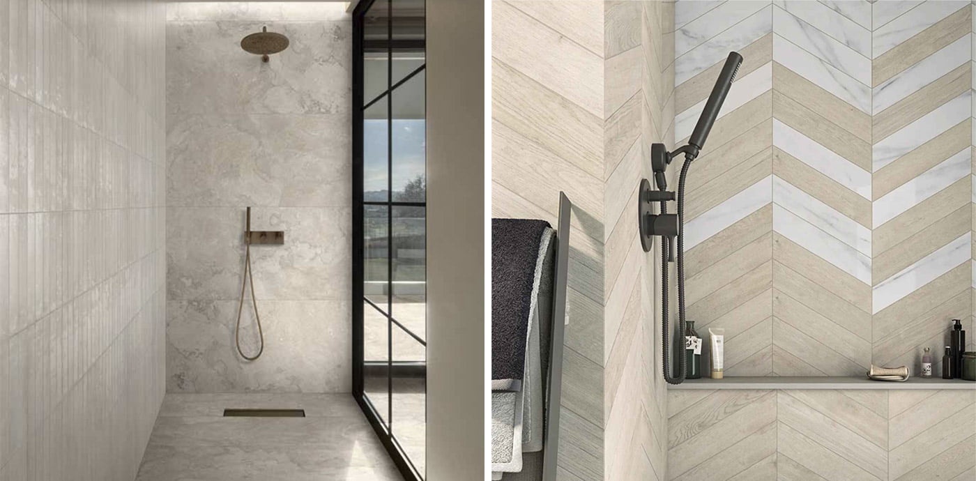 Duchas Italianas Minimalismo Transforma Sala de Baño I