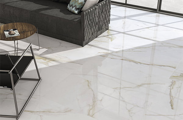 Pavimento Salon Diamond Gold 60x120 Pulido Azulejos Pena Madrid
