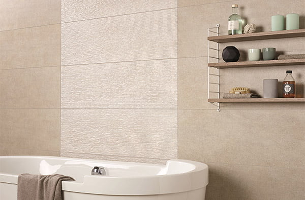 Revestimiento Bano Neolitick Caramel 31.6x100 Neolitick Sense Caramel 31.6x100 Azulejos Pena Madrid