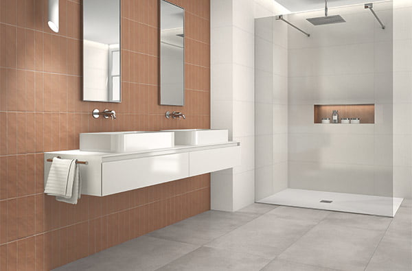 Revestimiento Bano Evoke Clay 6.5x26 Azulejos Pena Madrid