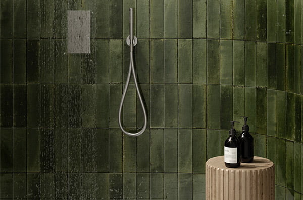 Revestimiento Bano Look Oliva 6x24 Azulejos Pena Madrid