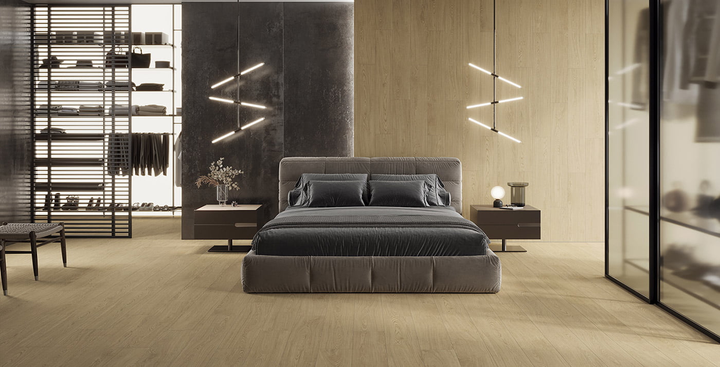 Madera Porcelánica Combina Calidez y Resistencia Quercia Azulejos Pena en Madrid