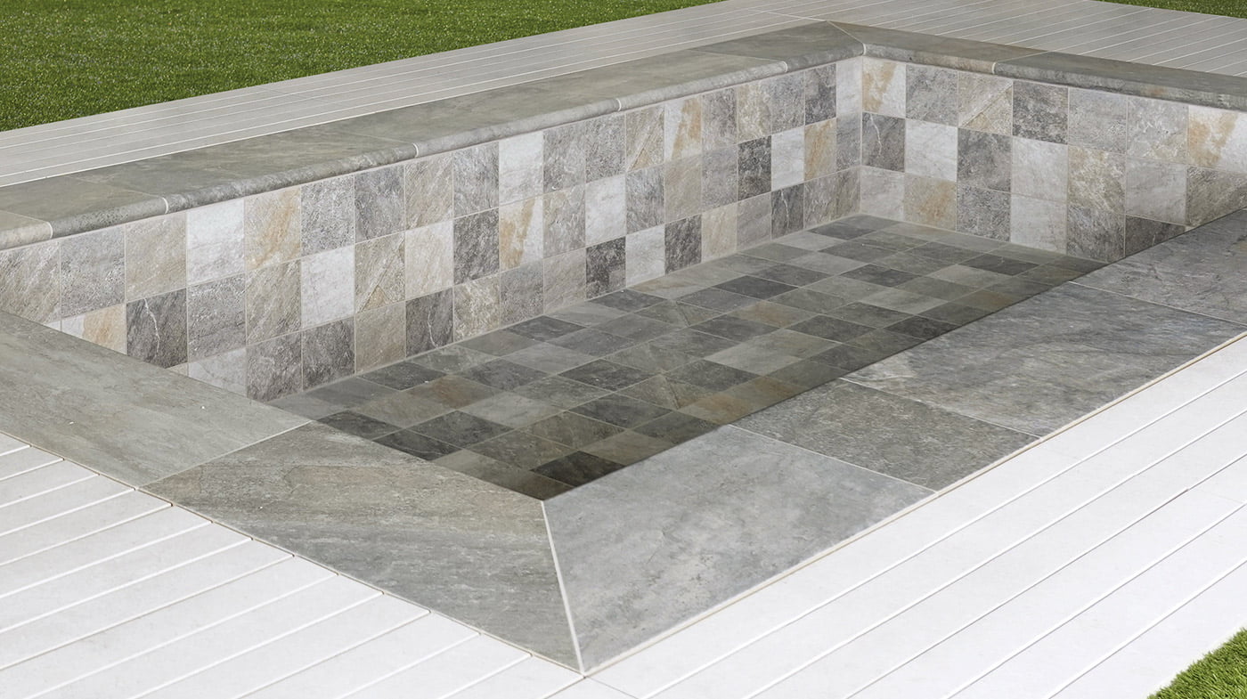 Pavimento Pirineos Mix Mate Antideslizante 33x66,5 Azulejos Pena Madrid