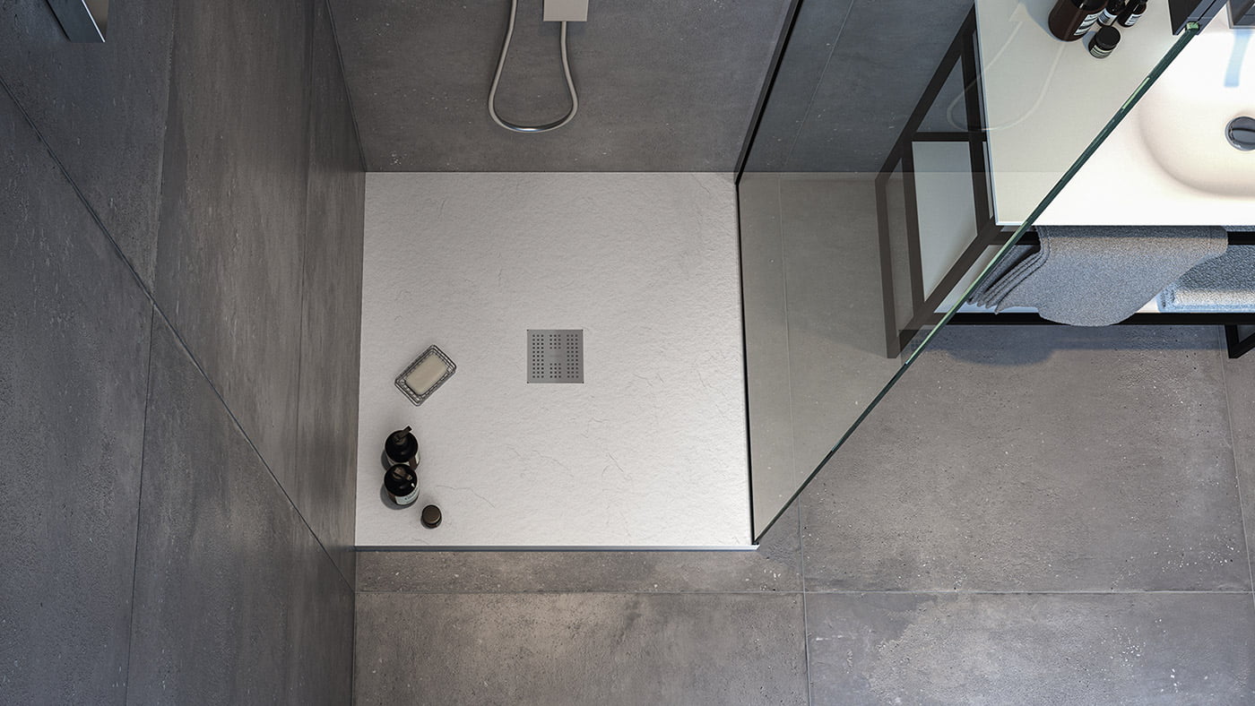 Sanitarios Modernos Como Elegir Calidad Estilo Funcionalidad Smart Slate Nieve 80x80 Azulejos Pena-Madrid 14