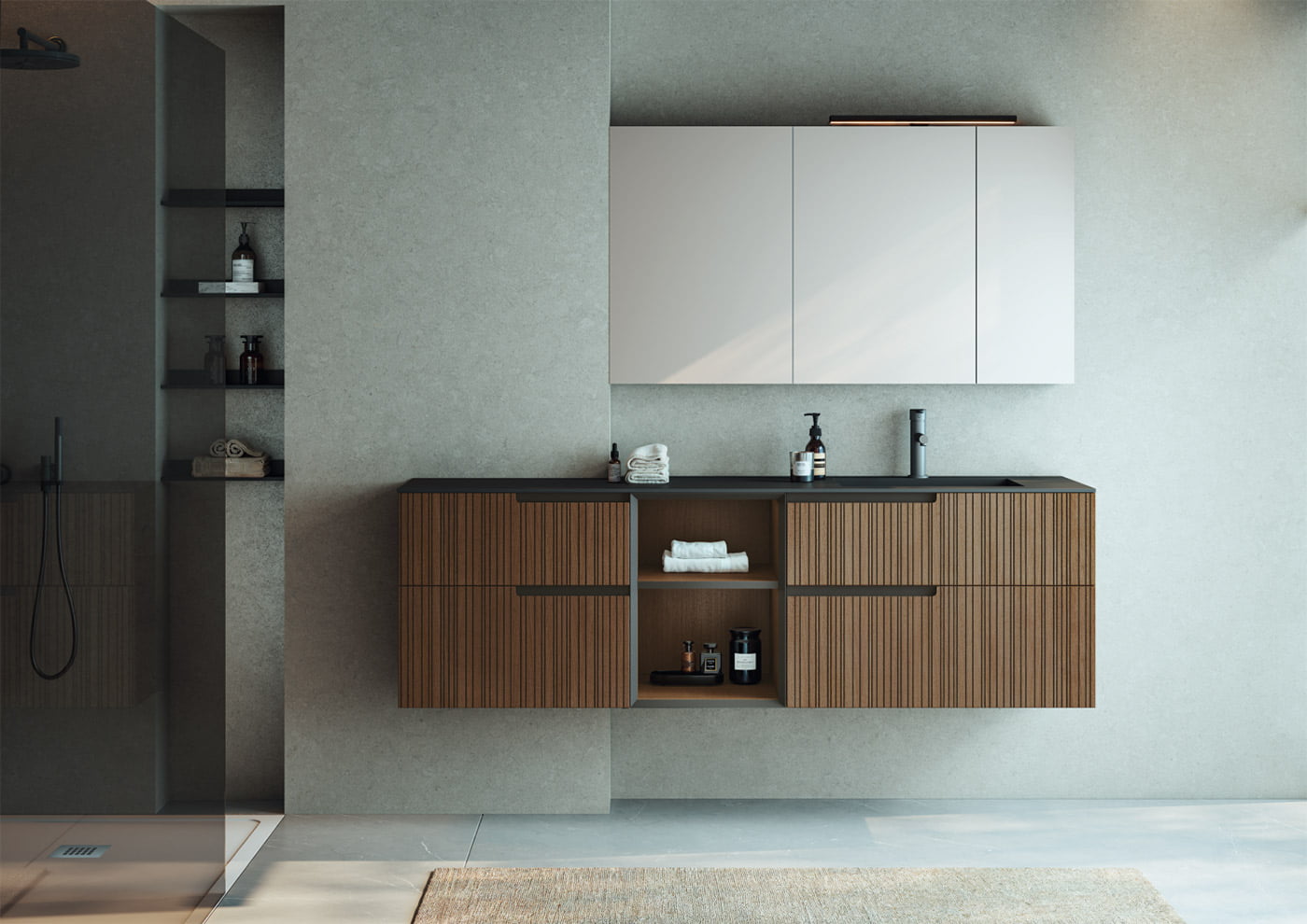 Como Combinar Azulejos Y Muebles De Baño Para Conseguir Un Estilo Moderno Azulejos Peña Madrid