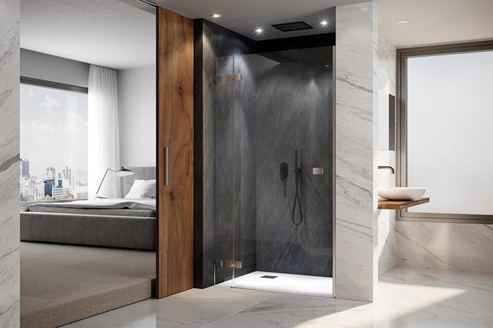 Dscholux Mampara D4 Pure Frontal Para Ducha Azulejos Pena Madrid