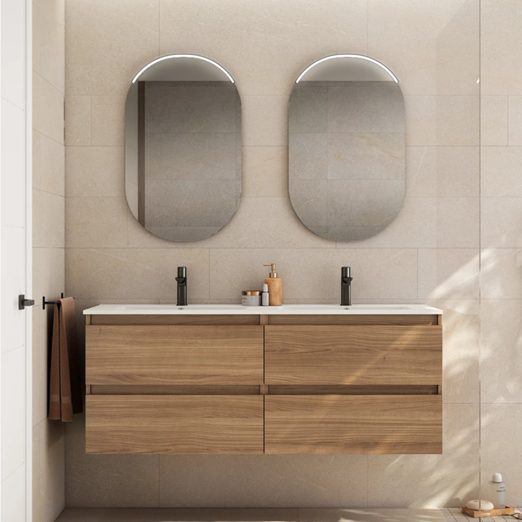 Accesorios elegantes para baños modernos