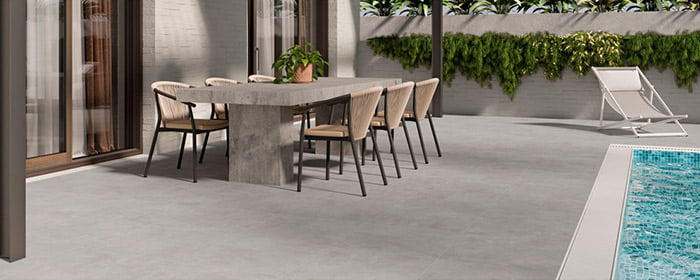 Ambiente Pavimento Lloret Gris Mate 59,2x59,2 Azulejos Pena Madrid
