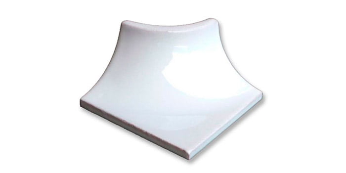 Pata De Elefante Esmaltada Blanco Mate 5x5 Azulejos Pena Madrid