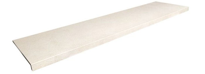 Peldano Recto Limestone White Mate Antideslizante 33x60 Azulejos Pena Madrid