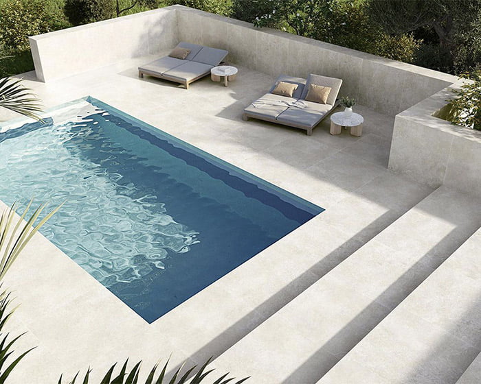 Revestimiento Rectificado Bella Stone Bone Mate 90x90 Azulejos Pena Madrid