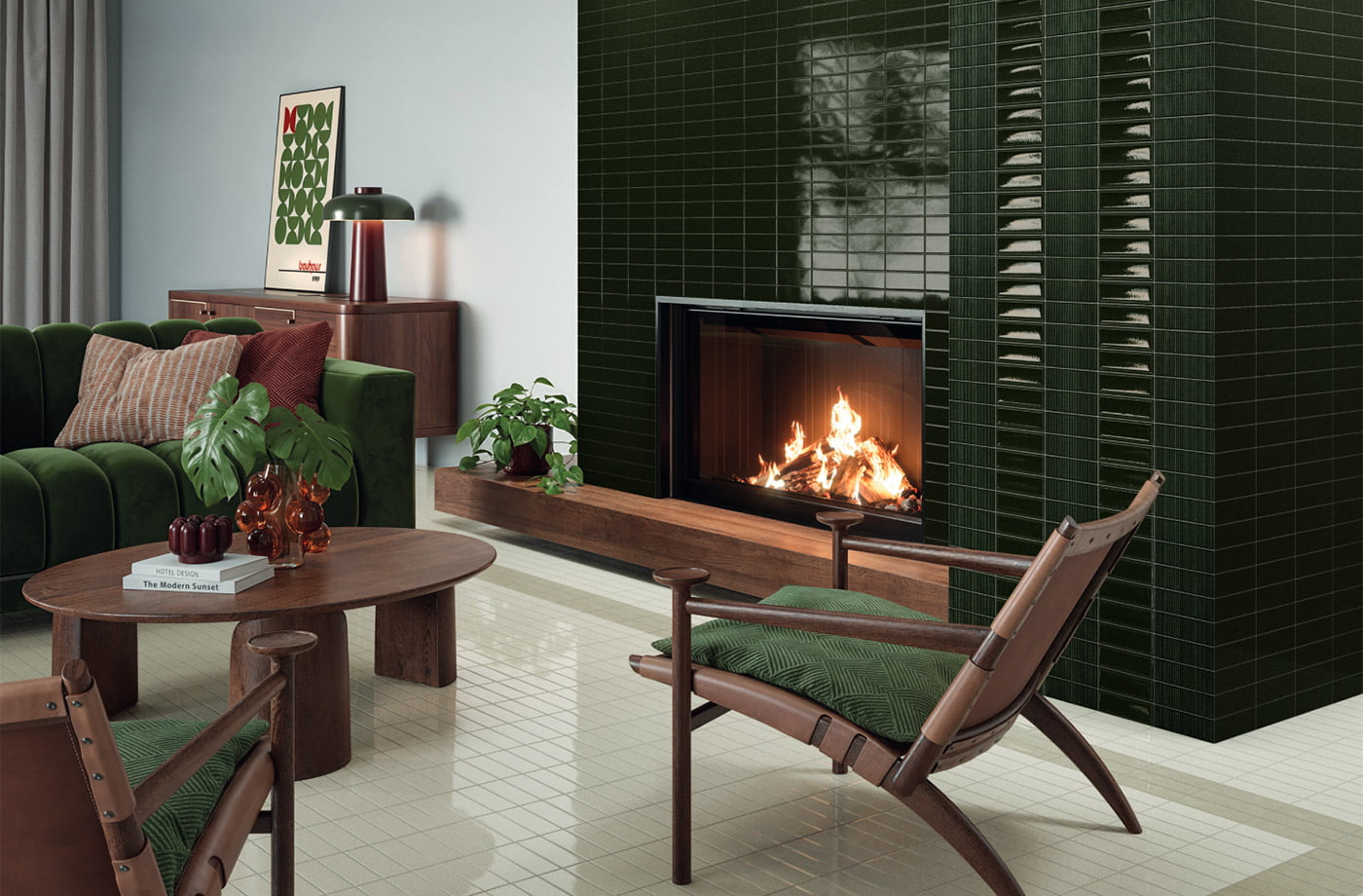 Ambiente Linen Light Linen Dark Evergreen Dark Canale Evergreen Dark Rim Evergreen Dark Azulejos Pena Madrid
