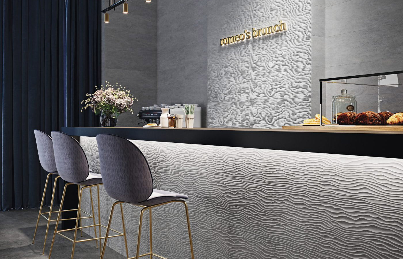 Ambiente Pavimento Ever Pearl Mate 30x90 Revestimiento Ever Dune Pearl Mate 30x90 Azulejos Pena Madrid