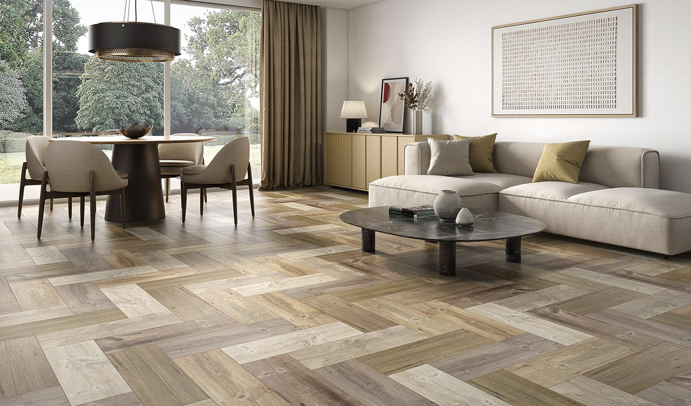 Ambiente Pavimento Foresta Brown 20x60 Azulejos Pena Madrid