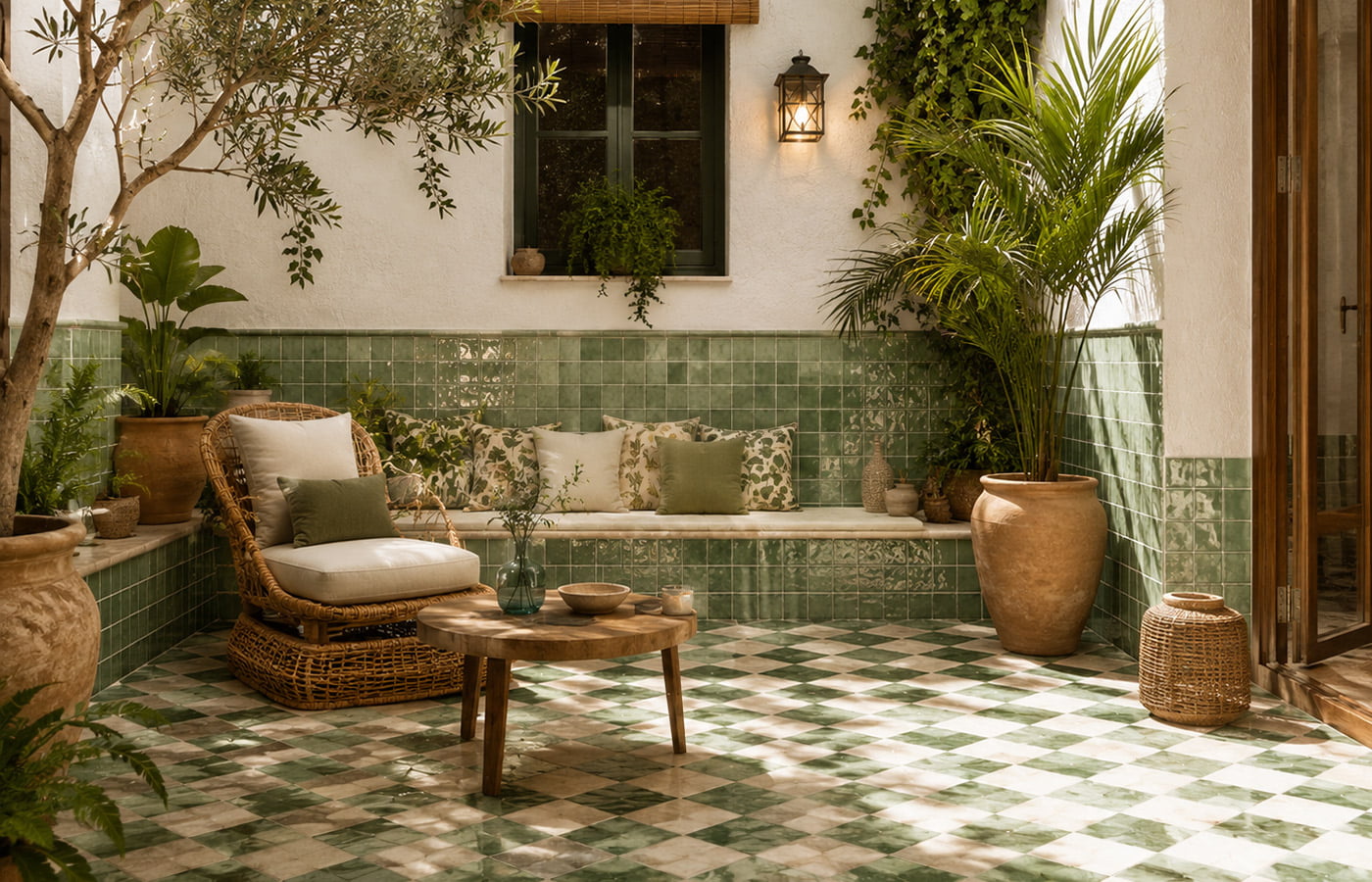 Ambiente Revestimiento Fika Kale Mate 10x10 Fika Sky Mate 10x10 Azulejos Pena Madrid