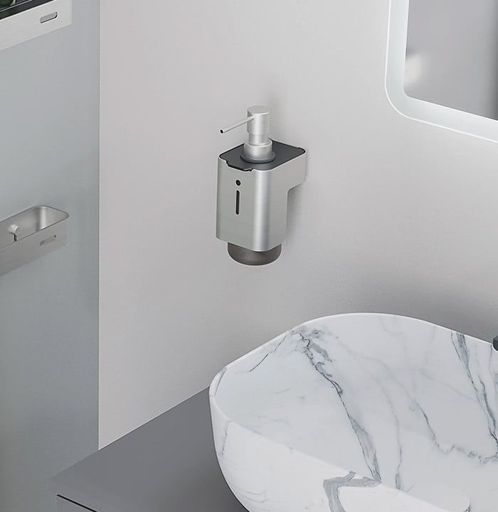 Dispensador Bath Jabon Pared Azulejos Pena Madrid