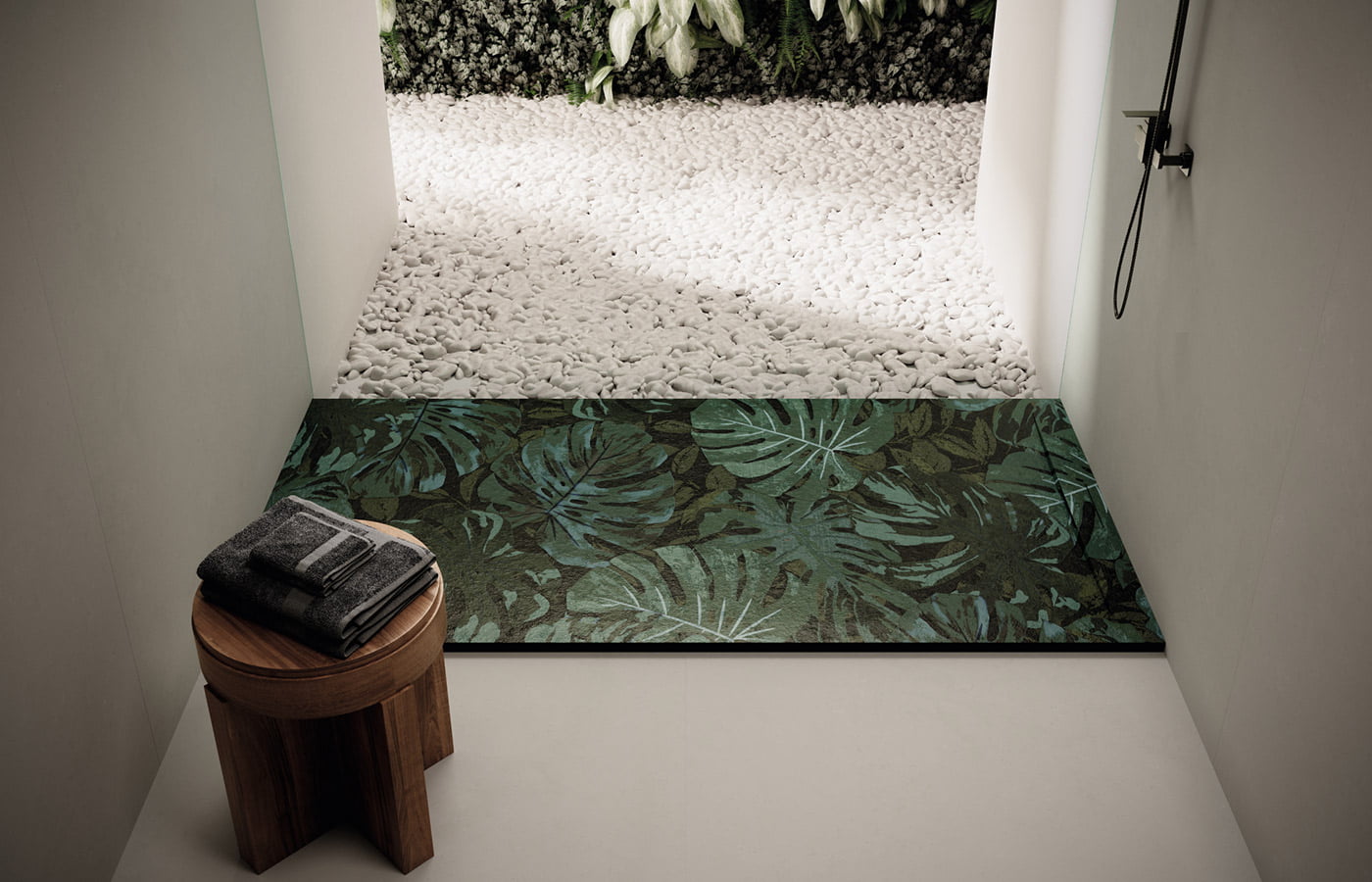 Amb Bano Minimal Korvit Garden Azulejos Pena Madrid
